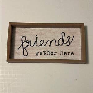 Brown and Black Wall Sign